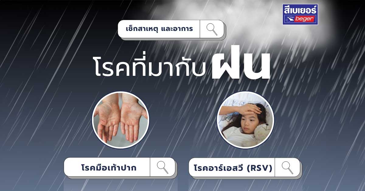 4 โรคหน้าฝน
