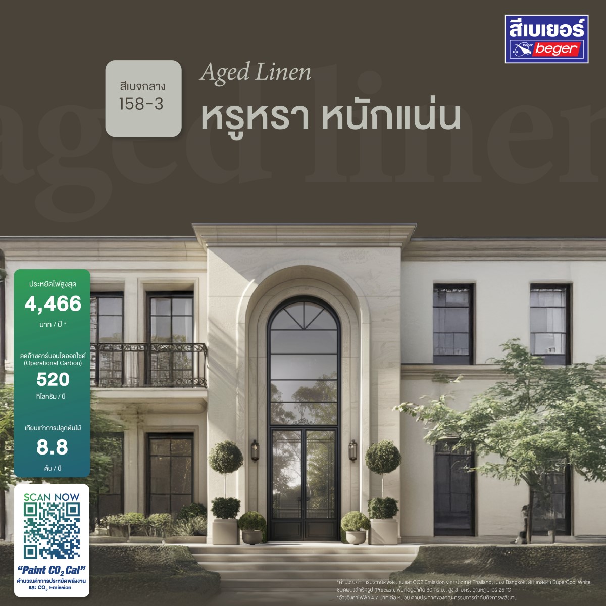 สี Timeless สีเบจกลาง