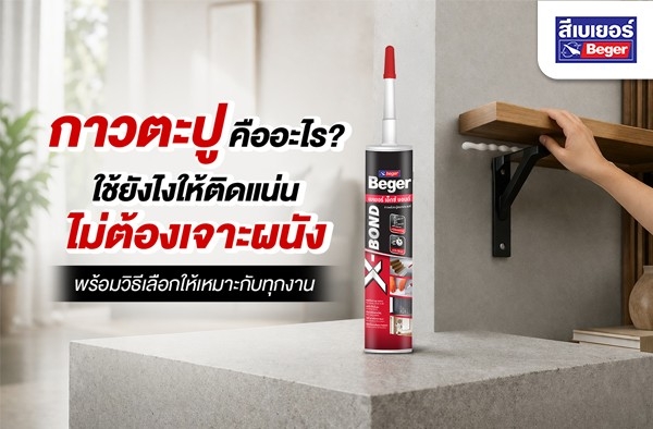 กาวตะปูคืออะไร? ใช้ยังไงให้ติดแน่น ไม่ต้องเจาะผนัง พร้อมวิธีเลือกให้เหมาะกับทุกงาน