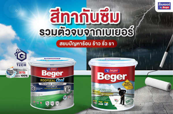 สีทากันซึมคืออะไร? พร้อมวิธีแก้ปัญหาบ้านร้าว รั่วซึม และร้อนอบอ้าว