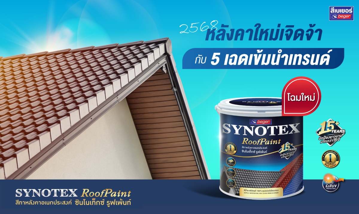 ไอเดียสีทาหลังคา