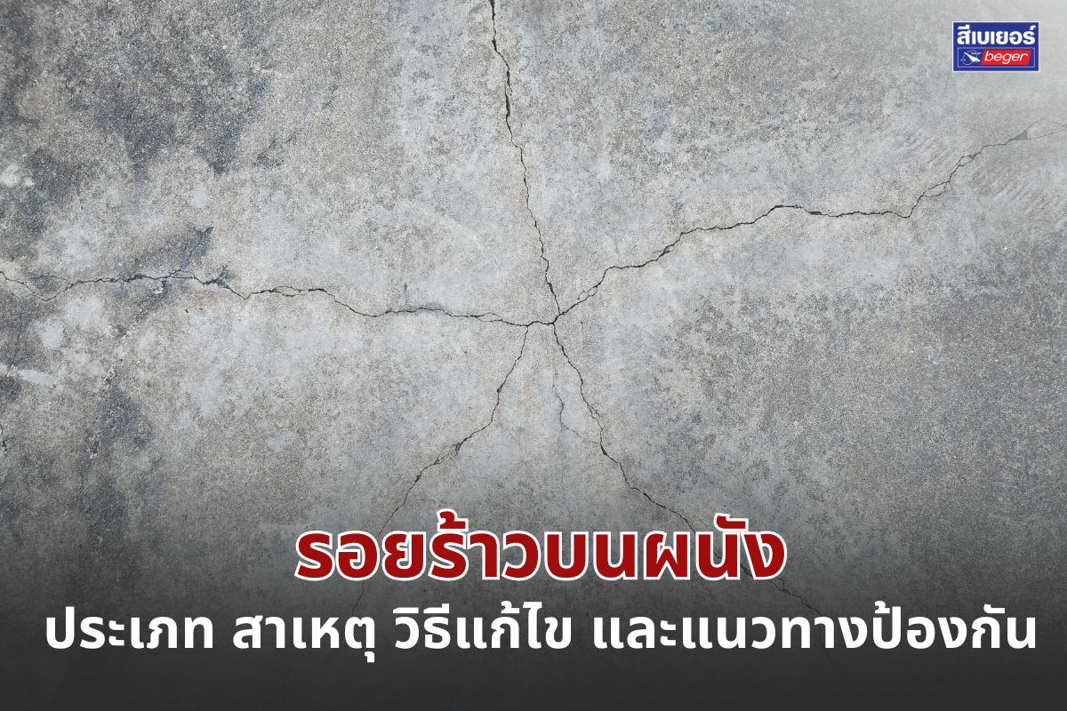 รอยร้าวบนผนัง