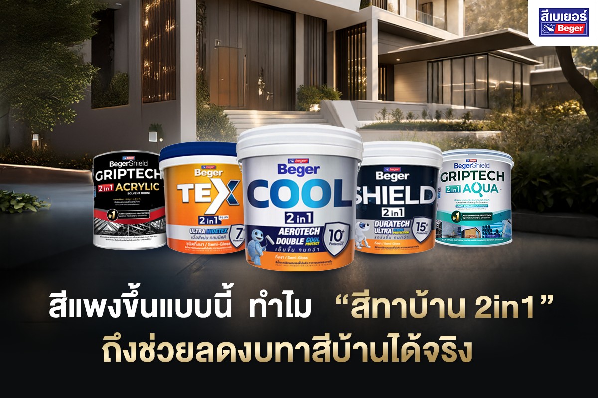 สีทาบ้าน2in1